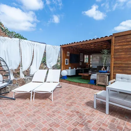 Friends'bed-room In Quiet Montain - Swimming Pool, Jacuzzi, Tv Outdoor - La Lezardiere 大加那利岛拉斯帕尔马斯