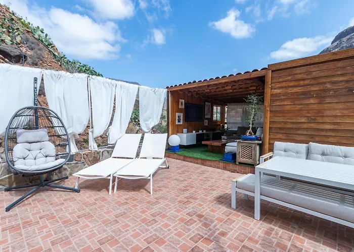 Friends'bed-room In Quiet Montain - Swimming Pool, Jacuzzi, Tv Outdoor - La Lezardiere 大加那利岛拉斯帕尔马斯