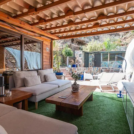 Friends'bed-room In Quiet Montain - Swimming Pool, Jacuzzi, Tv Outdoor - La Lezardiere Privat bolig Las Palmas de Gran Canaria